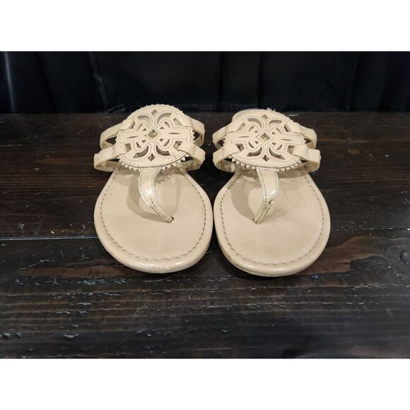 Circus NY By Sam Edelman Canyon Tan Medallion Flat Sandals Size 8 - Picture 5 of 9